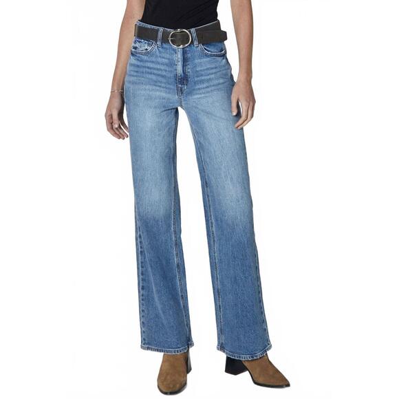 NEW UNPUBLISHED jolene high-rise flare jeans in blue - Picture 1 of 4